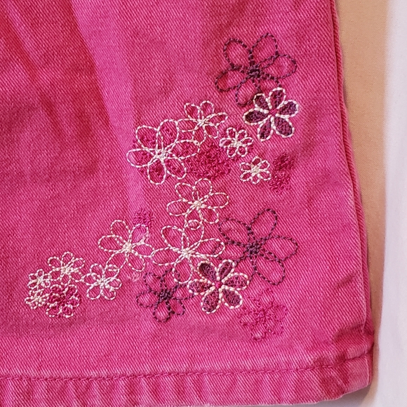 Vtg Girl's Jeanswear Jeans W/Flowers Embroidered - Picture 8 of 8